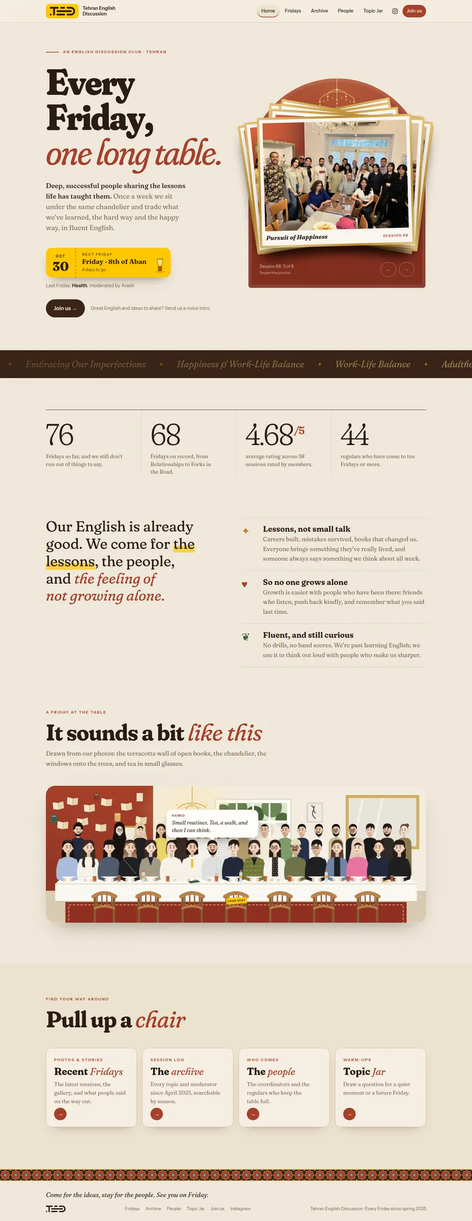 Full homepage of Tehran English Discussion